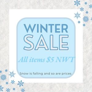 January 9th ALL ITEMS $5 NWT only on live@11am est